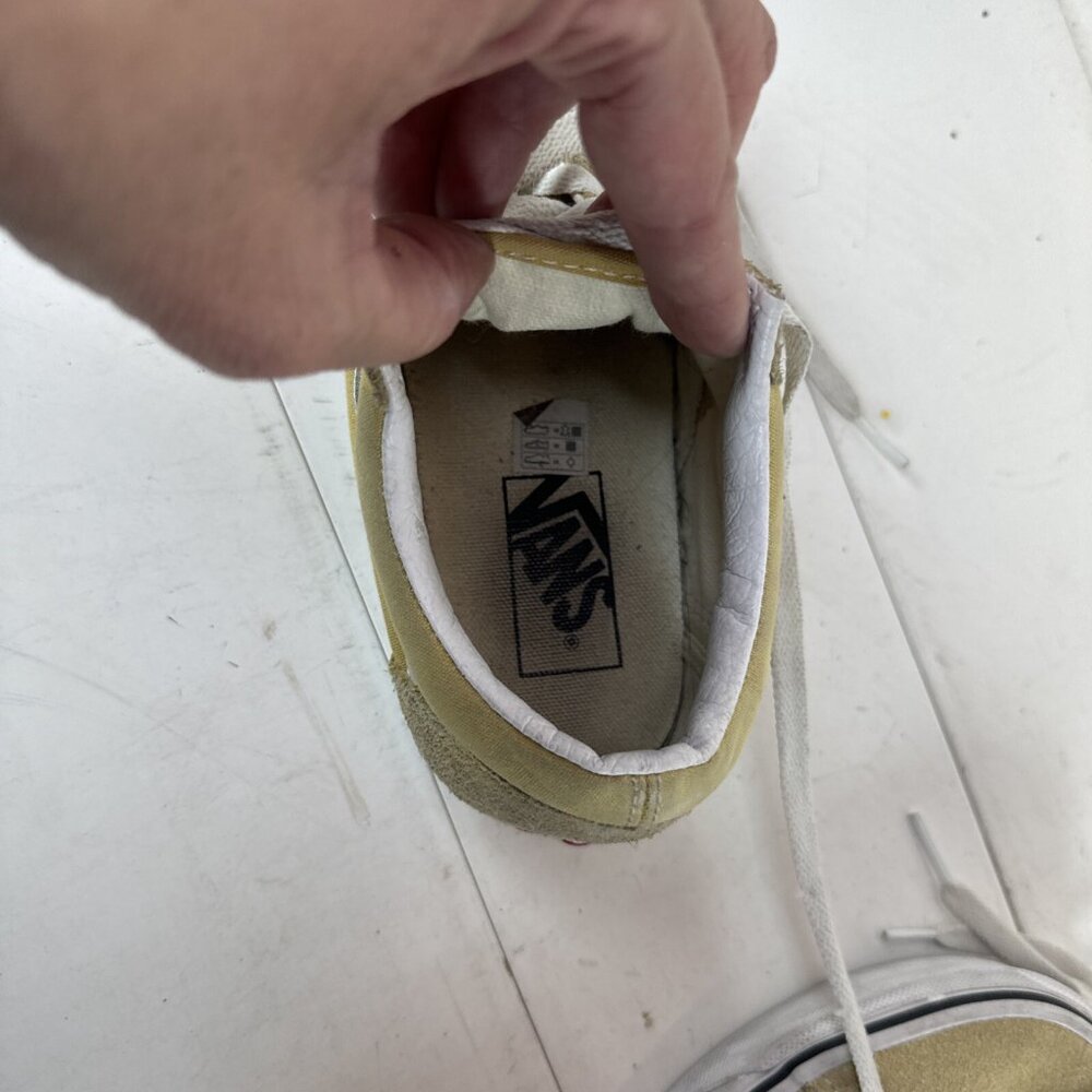 Vans Skate Old Skool Suede Canvas Shoes Banana Yellow Mens 6 Womens 7.5 - Picture 11 of 12